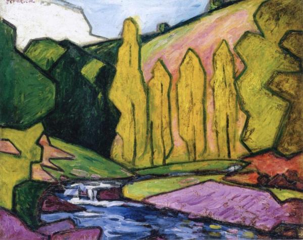 The Banks Of The Creuse by Francis Picabia