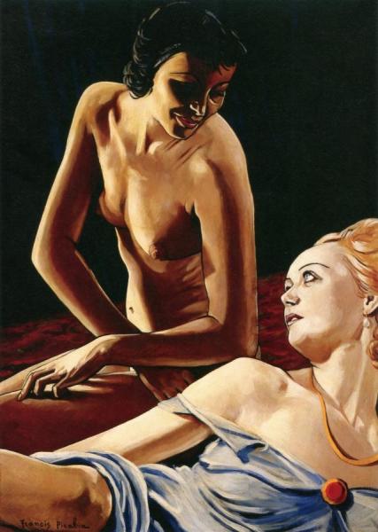 The Brunette And The Blond by Francis Picabia