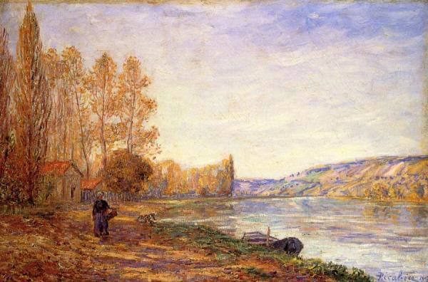 The Effect Of Autumn On The Banks Of The Yonne - Sunlight by Francis Picabia Oil Painting Reproductions
