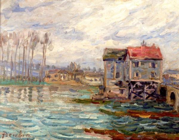 The Loing At Moret by Francis Picabia