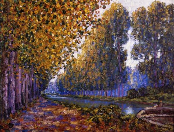 The Moret Canal, Autumn Effect by Francis Picabia