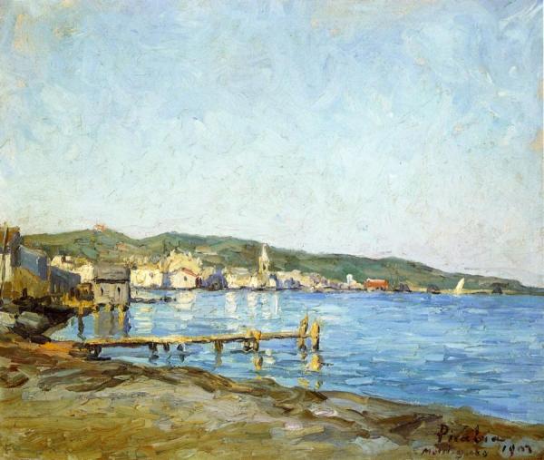 The Port At Martigues by Francis Picabia