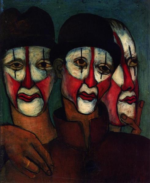 Three Mimes by Francis Picabia
