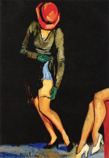 Woman Adjusting Her Stocking by Francis Picabia