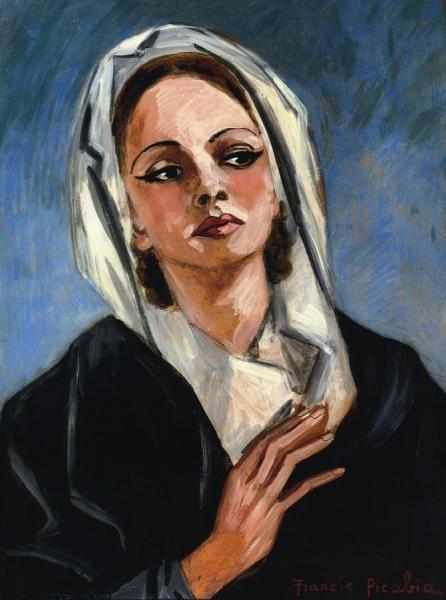 Woman In A White Shawl by Francis Picabia