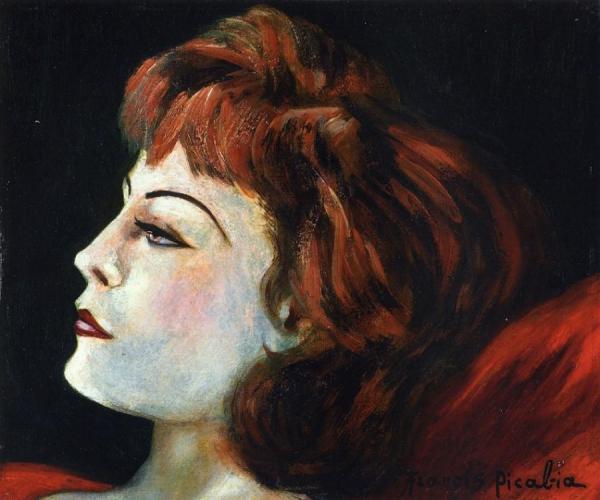 Woman's Head by Francis Picabia Oil Painting Reproductions