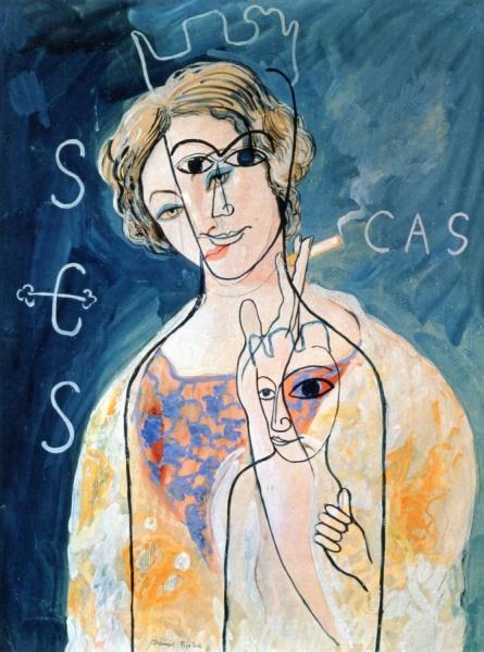 Woman With A Cigarette by Francis Picabia