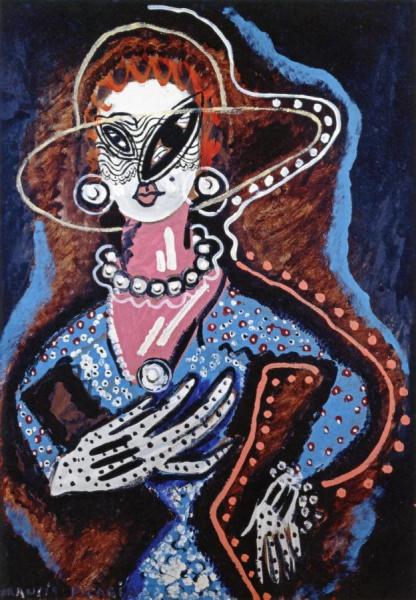 Woman With A Monocle by Francis Picabia