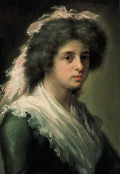 Portrait Of Feliciana Bayeu by Francisco Bayeu Y Subias