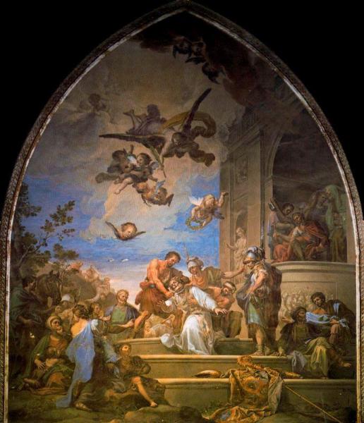 The Beheading Of St. Eugenio by Francisco Bayeu Y Subias Oil Painting Reproductions