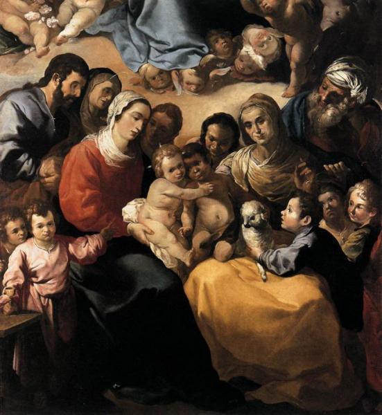 The Holy Family by Francisco De Herrera The Elder