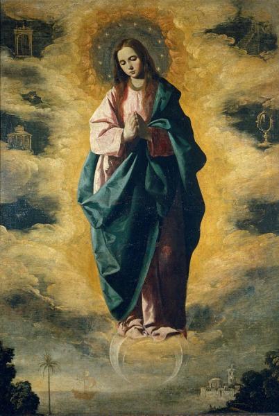 The Immaculate Conception by Francisco De Zurbaran