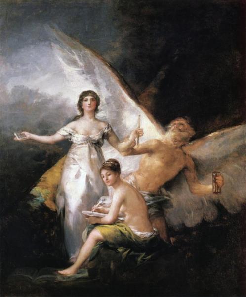 Allegory On The Adaption Of The Constitution Of 1812 by Francisco Jose De Goya Y Lucientes