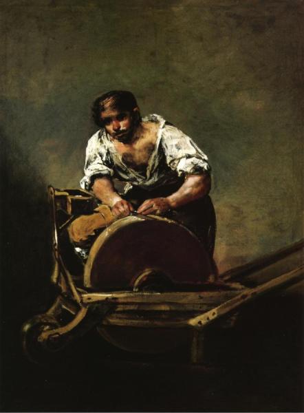 Knife Grinder by Francisco Jose De Goya Y Lucientes