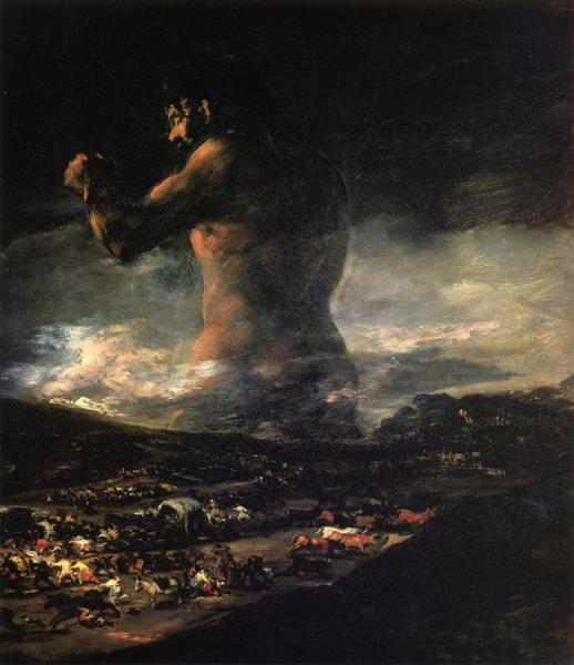 The Colossus by Francisco Jose De Goya Y Lucientes