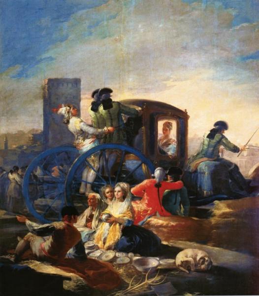 The Crockery Vendor by Francisco Jose De Goya Y Lucientes Oil Painting Reproductions