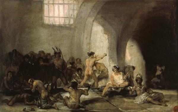 The Madhouse by Francisco Jose De Goya Y Lucientes