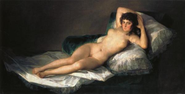 The Naked Maja by Francisco Jose De Goya Y Lucientes