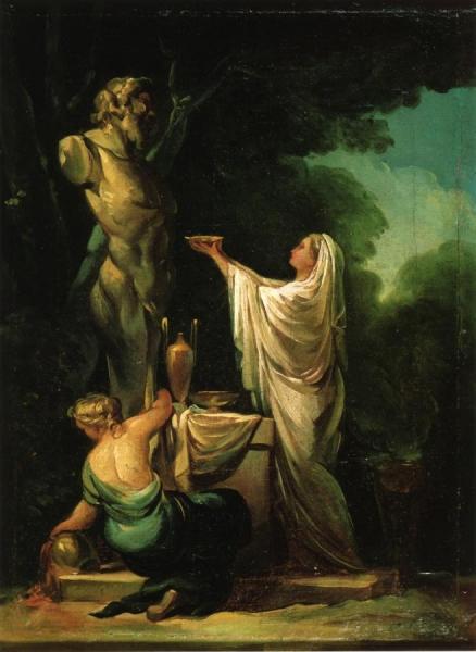 The Sacrifice To Priapus by Francisco Jose De Goya Y Lucientes Oil Painting Reproductions
