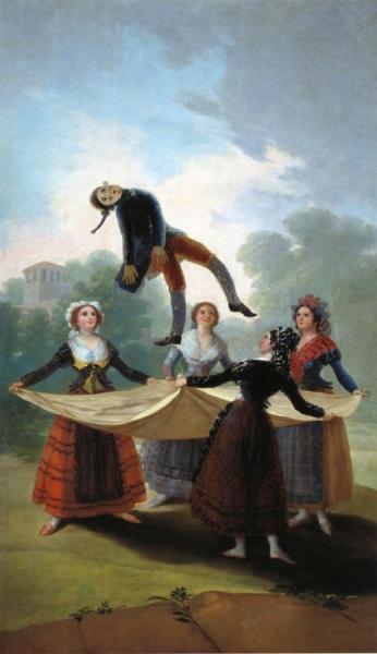 The Straw Manikin by Francisco Jose De Goya Y Lucientes