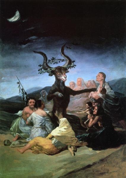 The Witches' Sabbath by Francisco Jose De Goya Y Lucientes Oil Painting Reproductions