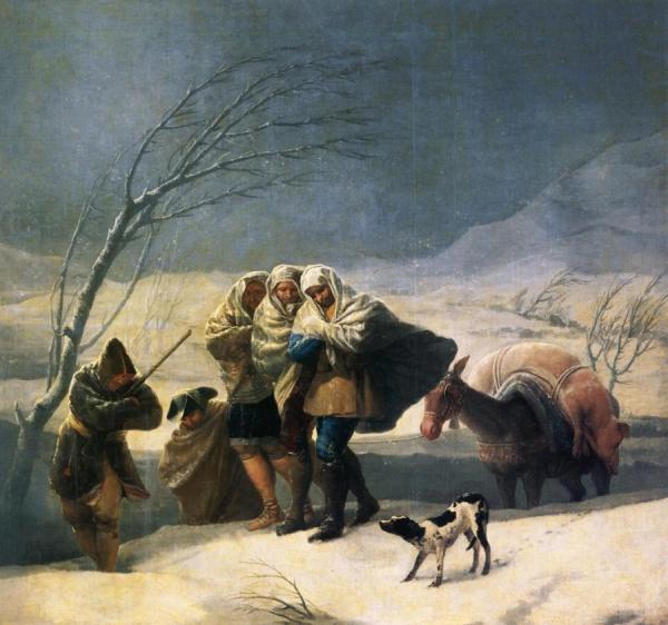 Winter by Francisco Jose De Goya Y Lucientes