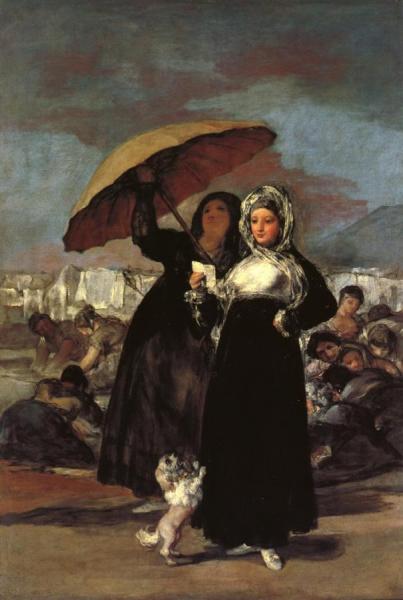 Young Woman With A Letter by Francisco Jose De Goya Y Lucientes