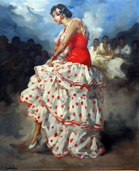 Bailaora by Francisco Rodriguez Sanchez Clement Oil Painting Reproductions