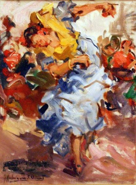 Bailaora Difuminada by Francisco Rodriguez Sanchez Clement