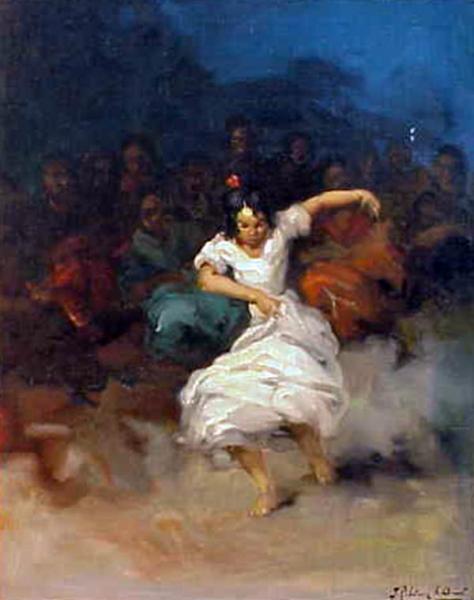 Bailaora Gitana by Francisco Rodriguez Sanchez Clement
