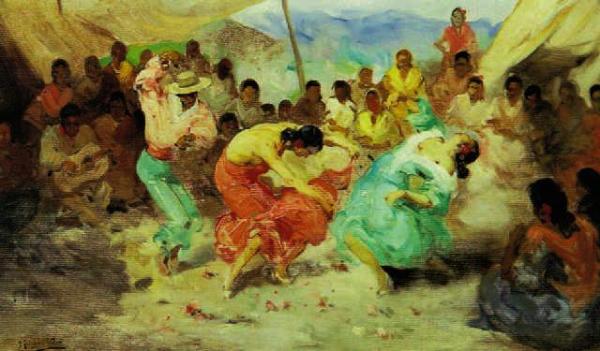 Baile Gitano by Francisco Rodriguez Sanchez Clement