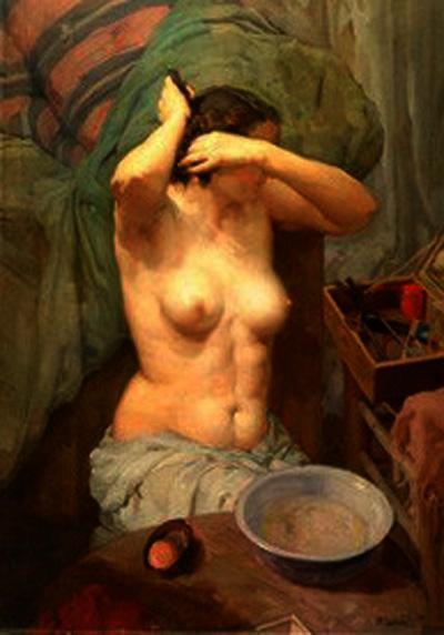 Desnudo De Mujer by Francisco Rodriguez Sanchez Clement