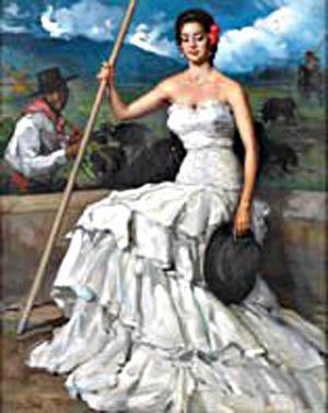 Mujer Con Picador by Francisco Rodriguez Sanchez Clement