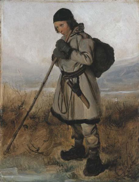 A Laplander by Francois-auguste Biard