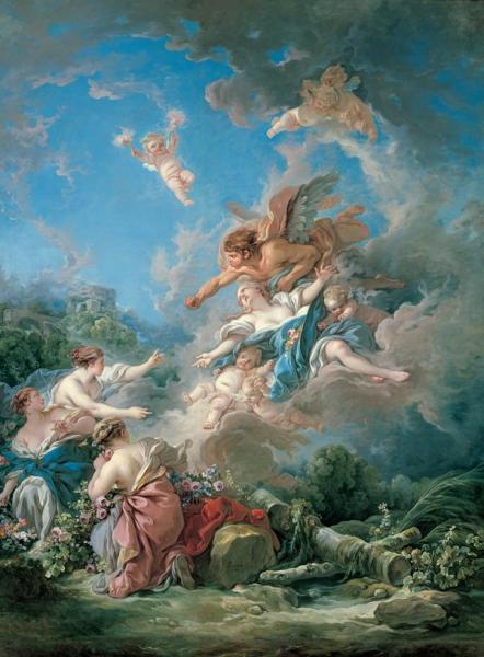 Francois Boucher Boreas Abducting Oreithyia, 1769