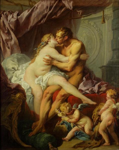 Hercules And Omphale by Francois Boucher