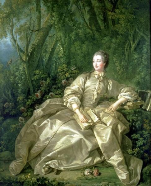 Madame De Pompadour by Francois Boucher
