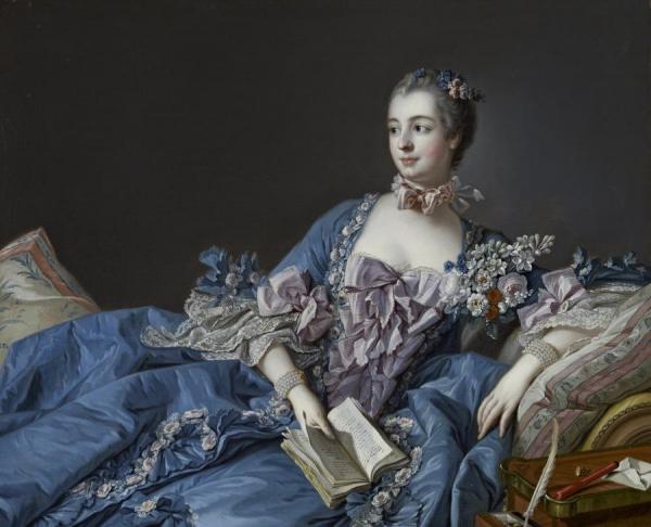 Madame De Pompadour by Francois Boucher