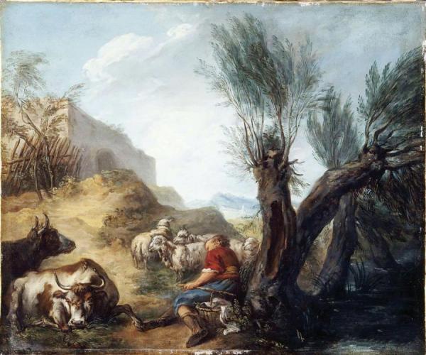 Pastoral by Francois Boucher Oil Painting Reproductions