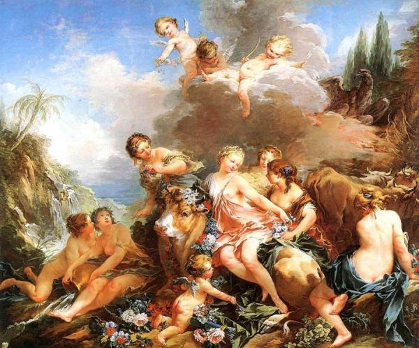 The Rape Of Europa by Francois Boucher