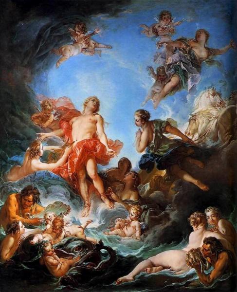The Rising Of The Sun by Francois Boucher