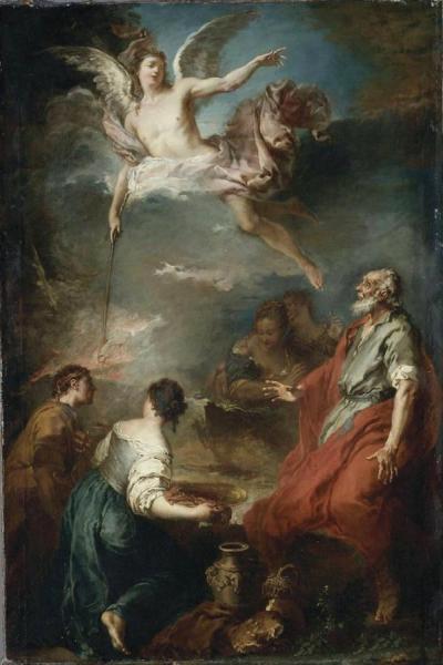 The Sacrifice Of Gideon by Francois Boucher