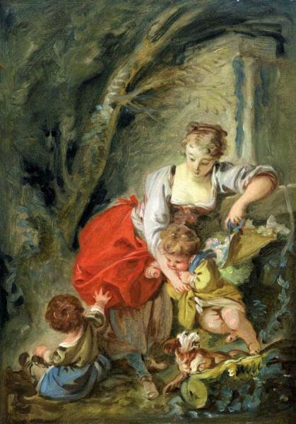 The Young Mother by Francois Boucher