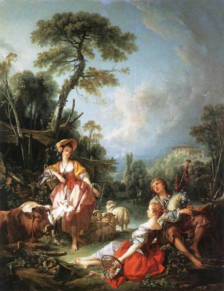 Un Été Pastoral by Francois Boucher
