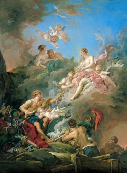 Francois Boucher Venus At Vulcan's Forge
