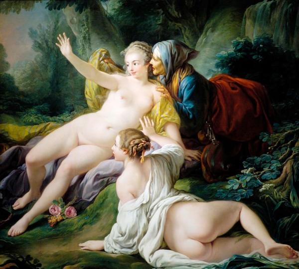 Vertumnus And Pomona by Francois Boucher