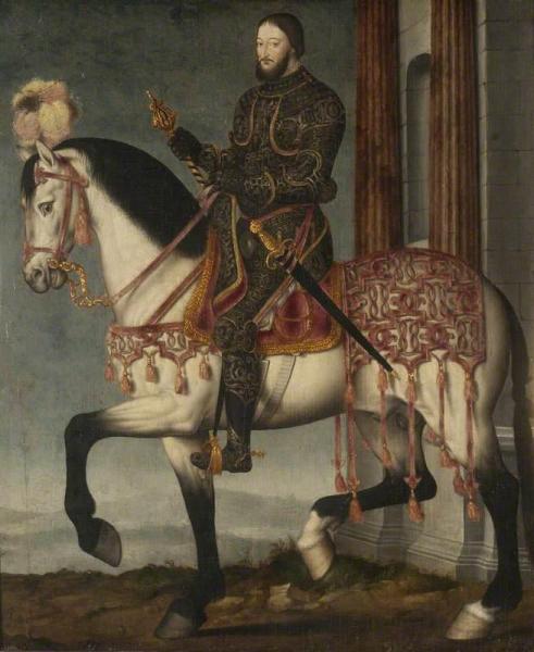 Francois Clouet Francois I Of France On Horseback