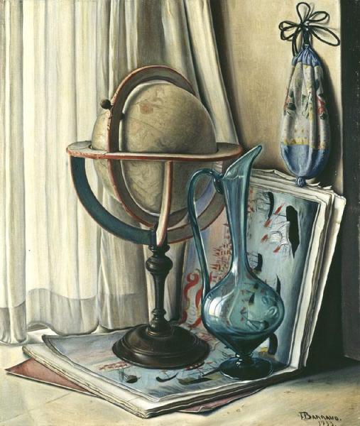 Globe And Green Jug by Francois Emile Barraud