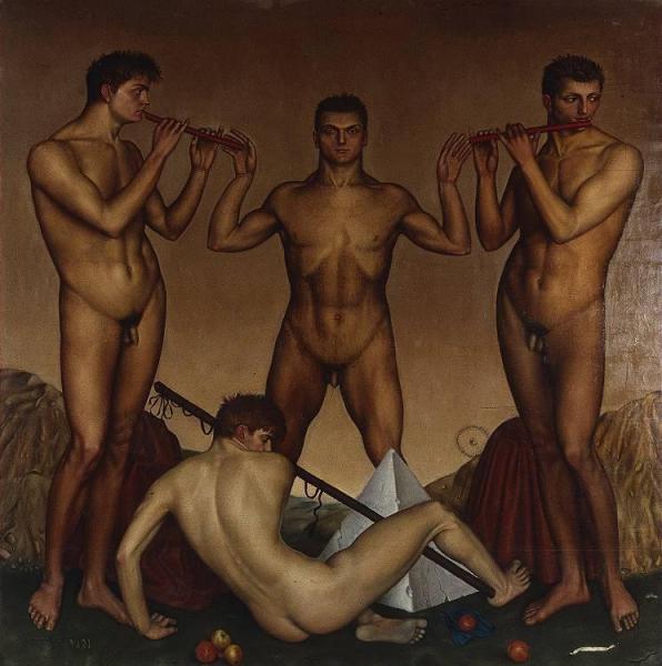 The Musicians by Francois Emile Barraud Oil Painting Reproductions