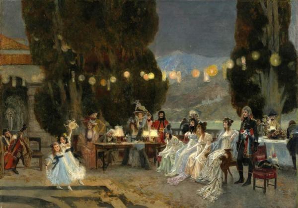 An Evening's Entertainment For Josephine by Francois Flameng